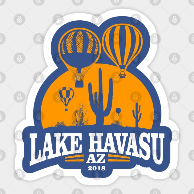 Lake Havasu Arizona Hot Air Balloon Festival 2018 Sticker by Styleuniversal